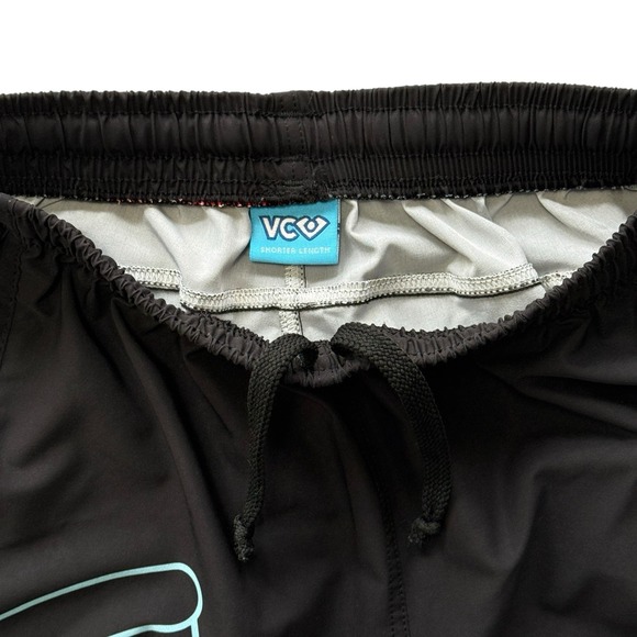 VC Ultimate Shorty Shorts Black Pizza Graphic 3" Inseam Athletic Women's S - Picture 7 of 10